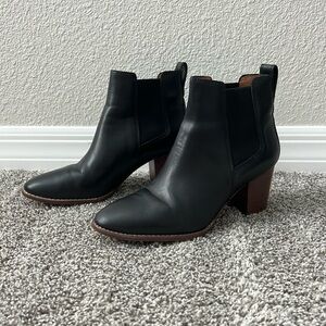 Madewell Black Ankle Boots